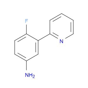 4-Fluoro-3-(2-pyridinyl)benzenamine