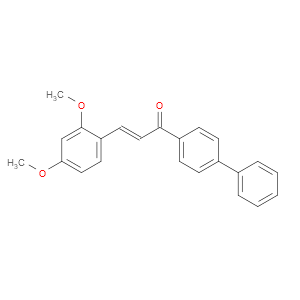 Chalcone, 2,4-dimethoxy-4'-phenyl-, (E)-
