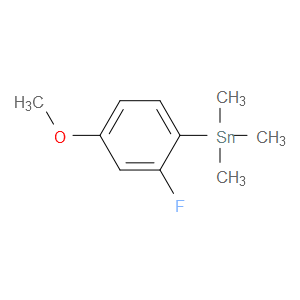 Stannane, (2-fluoro-4-methoxyphenyl)trimethyl-