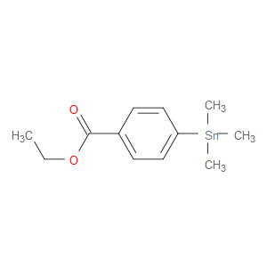 Benzoic acid, 4-(trimethylstannyl)-, ethyl ester