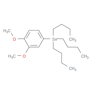Stannane, tributyl(3,4-dimethoxyphenyl)-, radical ion(1+)