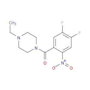 (4,5-difluoro-2-nitrophenyl)(4-ethylpiperazin-1-yl)methanone