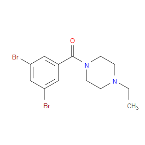 (3,5-Dibromophenyl)(4-ethyl-1-piperazinyl)methanone