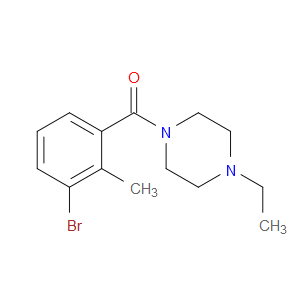 (3-Bromo-2-methylphenyl)(4-ethyl-1-piperazinyl)methanone