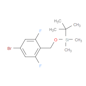 ((4-bromo-2,6-difluorobenzyl)oxy)(tert-butyl)dimethylsilane