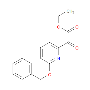Ethyl α-oxo-6-(phenylmethoxy)-2-pyridineacetate