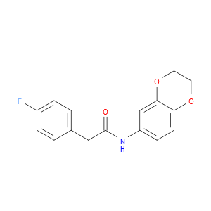 N-(2,3-Dihydro-1,4-benzodioxin-6-yl)-4-fluorobenzeneacetamide