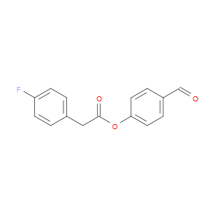 4-Formylphenyl 4-fluorobenzeneacetate