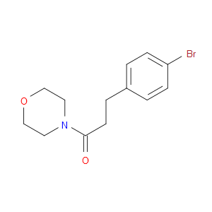 3-(4-Bromophenyl)-1-morpholinopropan-1-one