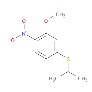isopropyl(3-methoxy-4-nitrophenyl)sulfane