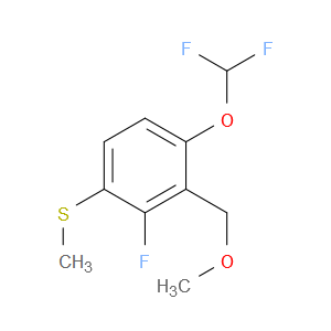 (4-(difluoromethoxy)-2-fluoro-3-(methoxymethyl)phenyl)(methyl)sulfane