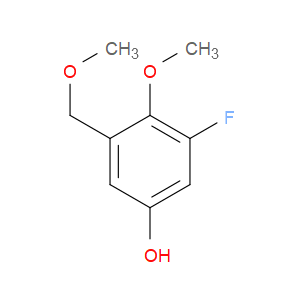 3-fluoro-4-methoxy-5-(methoxymethyl)phenol