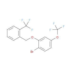 1-bromo-4-(trifluoromethoxy)-2-((2-(trifluoromethyl)benzyl)oxy)benzene