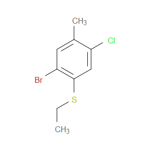 (2-bromo-5-chloro-4-methylphenyl)(ethyl)sulfane