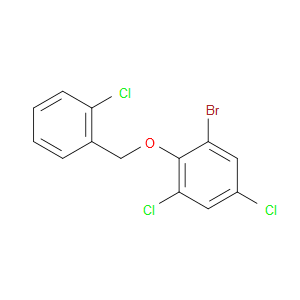 1-bromo-3,5-dichloro-2-((2-chlorobenzyl)oxy)benzene