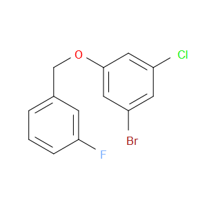 1-bromo-3-chloro-5-((3-fluorobenzyl)oxy)benzene