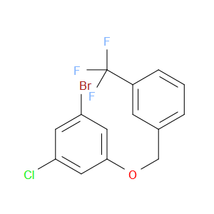 1-bromo-3-chloro-5-((3-(trifluoromethyl)benzyl)oxy)benzene