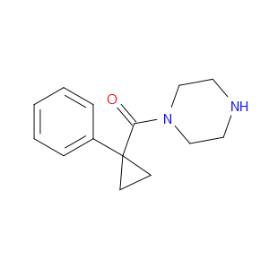 (1-Phenylcyclopropyl)-1-piperazinylmethanone