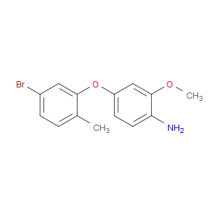 4-(5-Bromo-2-methylphenoxy)-2-methoxybenzenamine