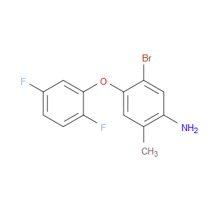 5-Bromo-4-(2,5-difluorophenoxy)-2-methylbenzenamine