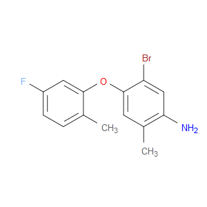 5-Bromo-4-(5-fluoro-2-methylphenoxy)-2-methylbenzenamine