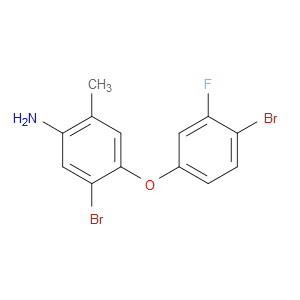 5-Bromo-4-(4-bromo-3-fluorophenoxy)-2-methylbenzenamine