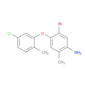 5-Bromo-4-(5-chloro-2-methylphenoxy)-2-methylbenzenamine