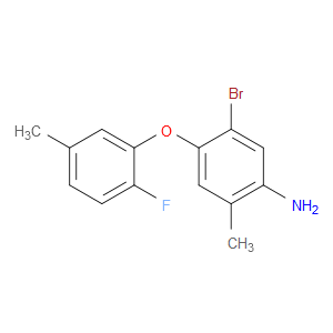 5-Bromo-4-(2-fluoro-5-methylphenoxy)-2-methylbenzenamine