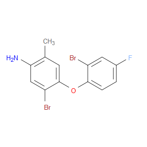 5-Bromo-4-(2-bromo-4-fluorophenoxy)-2-methylbenzenamine