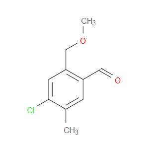 4-chloro-2-(methoxymethyl)-5-methylbenzaldehyde