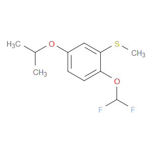 (2-(difluoromethoxy)-5-isopropoxyphenyl)(methyl)sulfane