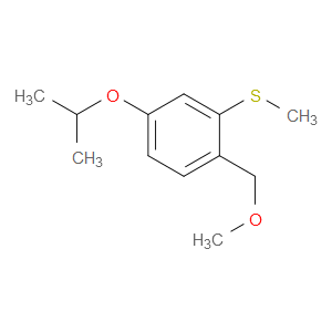 (5-isopropoxy-2-(methoxymethyl)phenyl)(methyl)sulfane