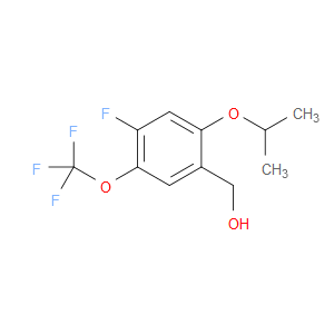 (4-fluoro-2-isopropoxy-5-(trifluoromethoxy)phenyl)methanol