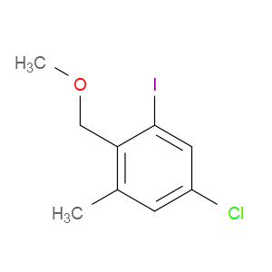 5-chloro-1-iodo-2-(methoxymethyl)-3-methylbenzene