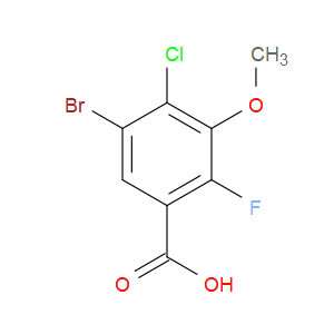 5-bromo-4-chloro-2-fluoro-3-methoxybenzoic acid