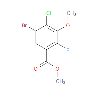 methyl 5-bromo-4-chloro-2-fluoro-3-methoxybenzoate