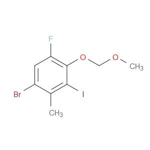1-bromo-5-fluoro-3-iodo-4-(methoxymethoxy)-2-methylbenzene