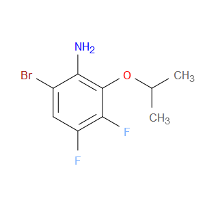 6-bromo-3,4-difluoro-2-isopropoxyaniline