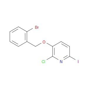 3-((2-bromobenzyl)oxy)-2-chloro-6-iodopyridine