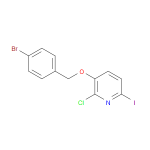3-((4-bromobenzyl)oxy)-2-chloro-6-iodopyridine