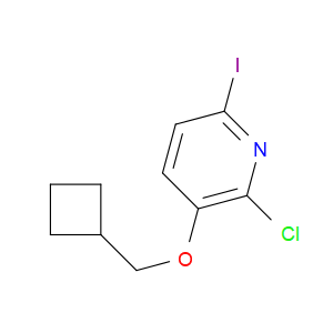 2-chloro-3-(cyclobutylmethoxy)-6-iodopyridine