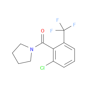 (2-chloro-6-(trifluoromethyl)phenyl)(pyrrolidin-1-yl)methanone