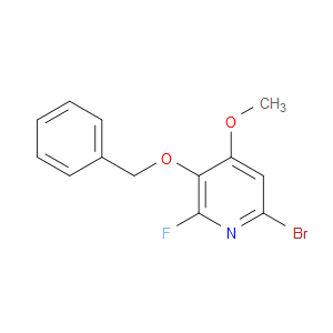 3-(benzyloxy)-6-bromo-2-fluoro-4-methoxypyridine