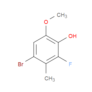 4-bromo-2-fluoro-6-methoxy-3-methylphenol