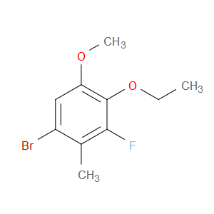 1-bromo-4-ethoxy-3-fluoro-5-methoxy-2-methylbenzene