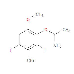 3-fluoro-1-iodo-4-isopropoxy-5-methoxy-2-methylbenzene