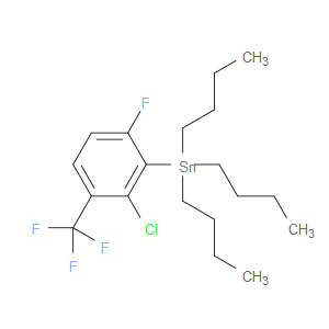 tributyl(2-chloro-6-fluoro-3-(trifluoromethyl)phenyl)stannane