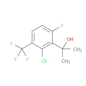 2-(2-chloro-6-fluoro-3-(trifluoromethyl)phenyl)propan-2-ol