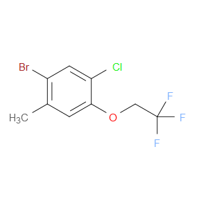 1-bromo-5-chloro-2-methyl-4-(2,2,2-trifluoroethoxy)benzene