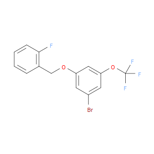 1-bromo-3-((2-fluorobenzyl)oxy)-5-(trifluoromethoxy)benzene